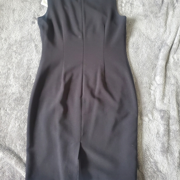 KARL LAGERFELD PARIS Sleeveless Bow-Detail Dress, Size 8 - Picture 5 of 7